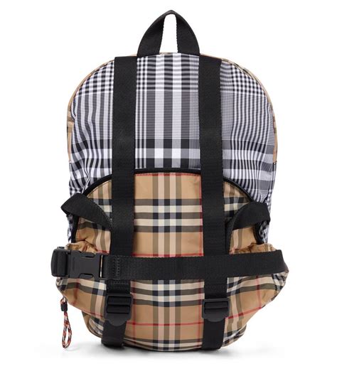 Burberry Kids Monogram Convertible Backpack In Red 